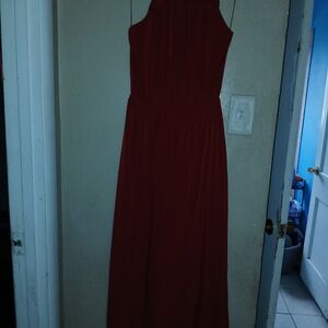 London Style Red Jumpsuit